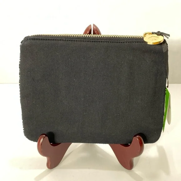 Kate Spade NY x Target CHAMPAGNE & FRENCH FRIES BLACK BEADED CLUTCH NEW NWT - Picture 4 of 6